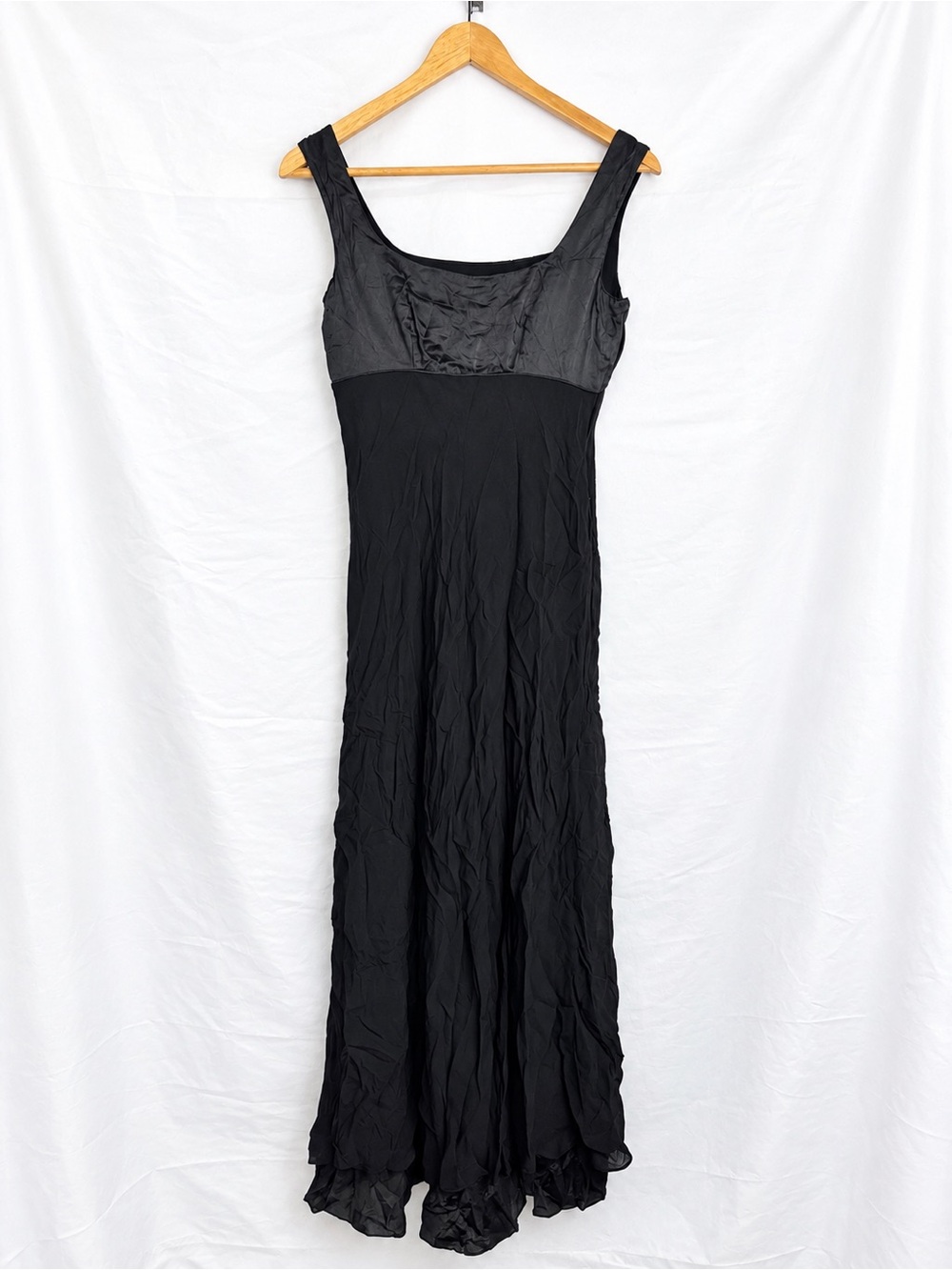 Vintage Odessa 90s Y2k Whimsigoth Dress Velvet/Satin Sz 2 Goth grunge silk blend